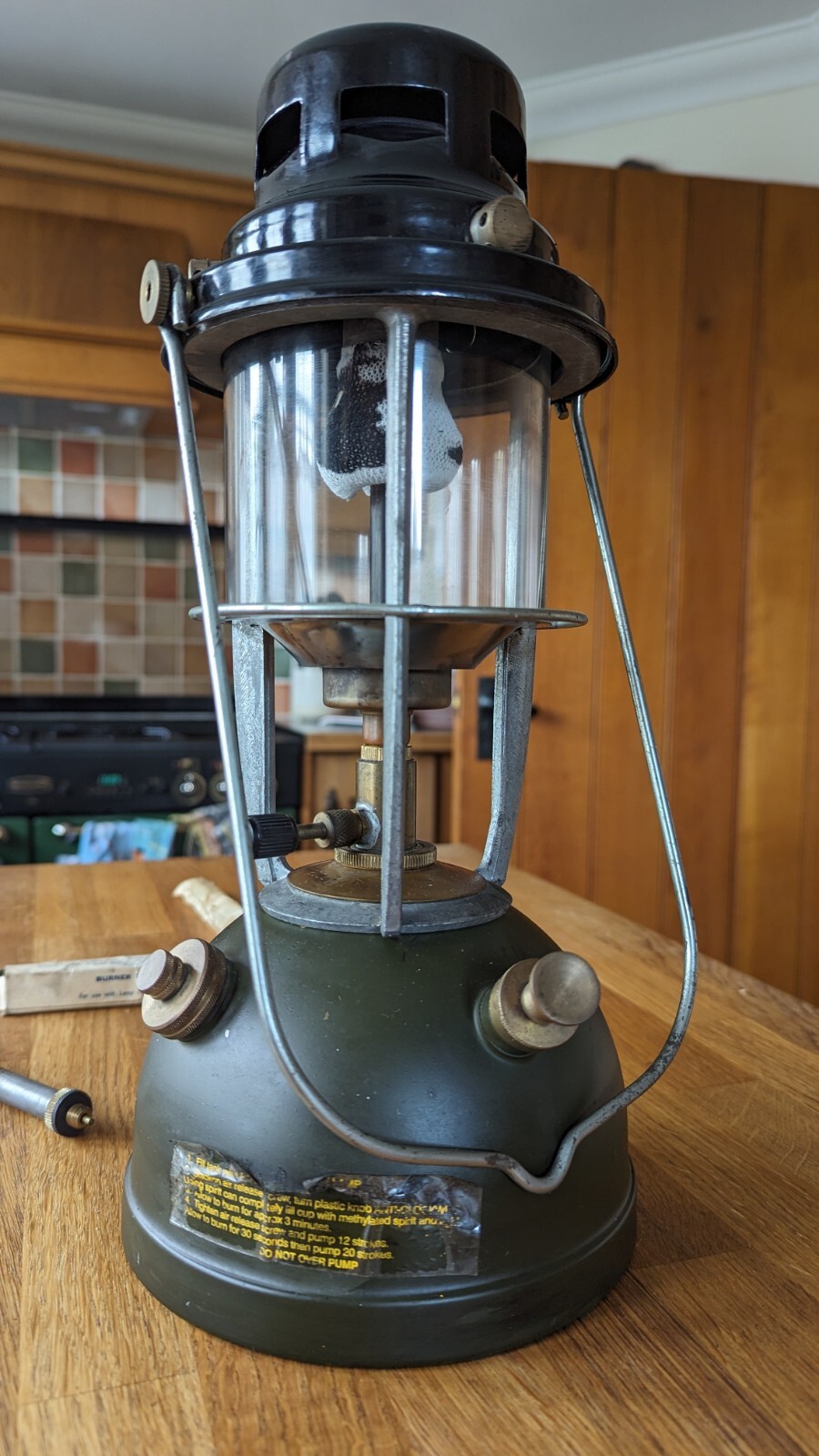 Willis & Bates Vapalux M320 Paraffin Military Pressure Lamp Spare