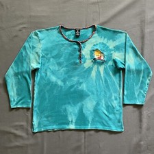 VTG Warner Bros Studio Store Womens Nightshirt Tweety Bird M/L Plaid Flannel PJS
