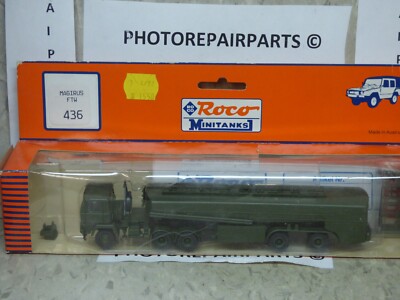 Roco Minitanks 1/87 Modern German Iveco Magirus 320D Fuel Tanker Lot #145BB 