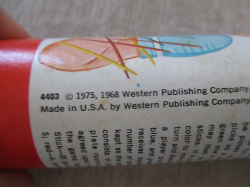 Vintage 1975 Whitman Pickup Sticks Game Original Box Plastic Sticks Made In USA - Picture 9 of 13