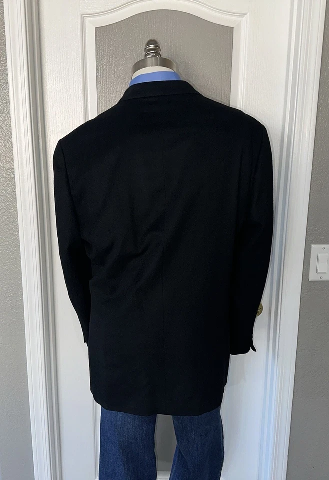 Abrigo Deportivo Arnold Brant Cachemir Talla 46R Blazer 3 Botones Loro Piana Italia Foto 4 de 4