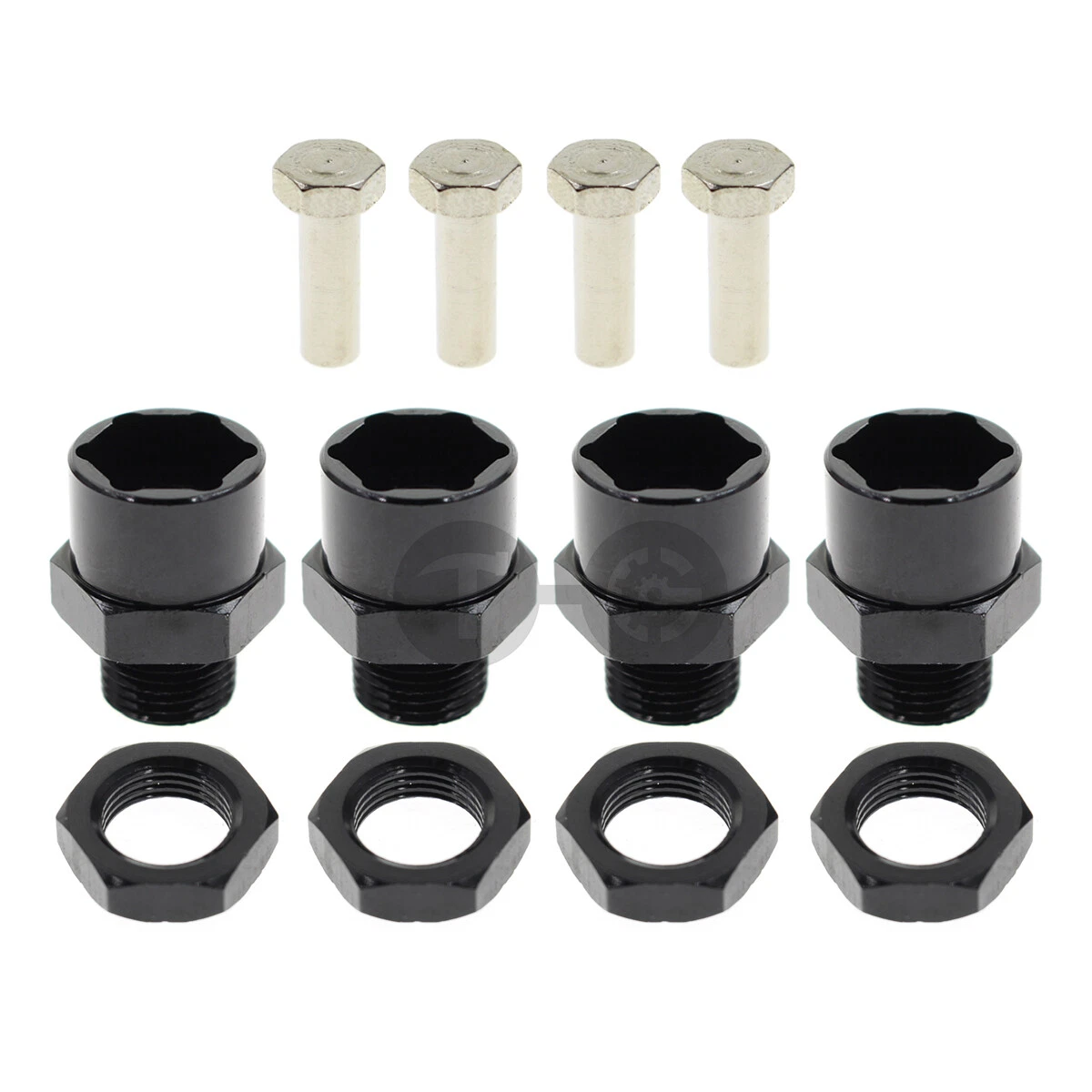 4Pcs 12mm RC Wheel Hub Hex Extenders 15mm Extension Hex, 45 OFF