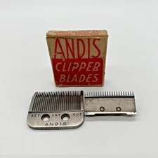 Vintage Andis Hair Clipper Replacement Blade Model M - One Set Master - W/ Box