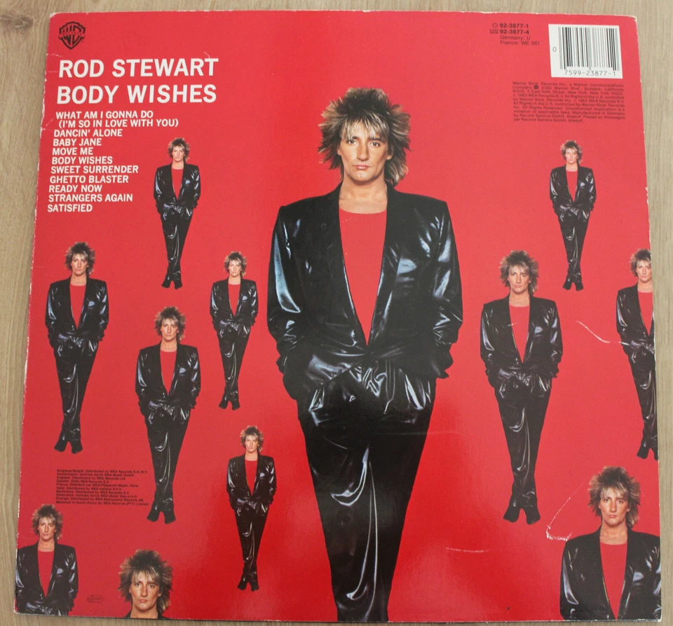 Rod Stewart – Body Wishes (Warner Bros. Records – 92-3877-1) LP, OIS - Bild 2 von 4