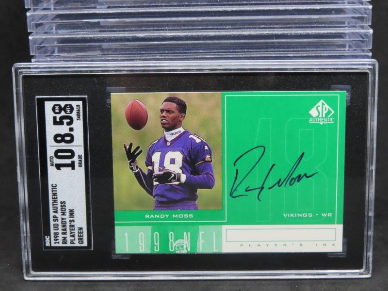 Randy Moss SP Authentic Player's Ink #RM Green