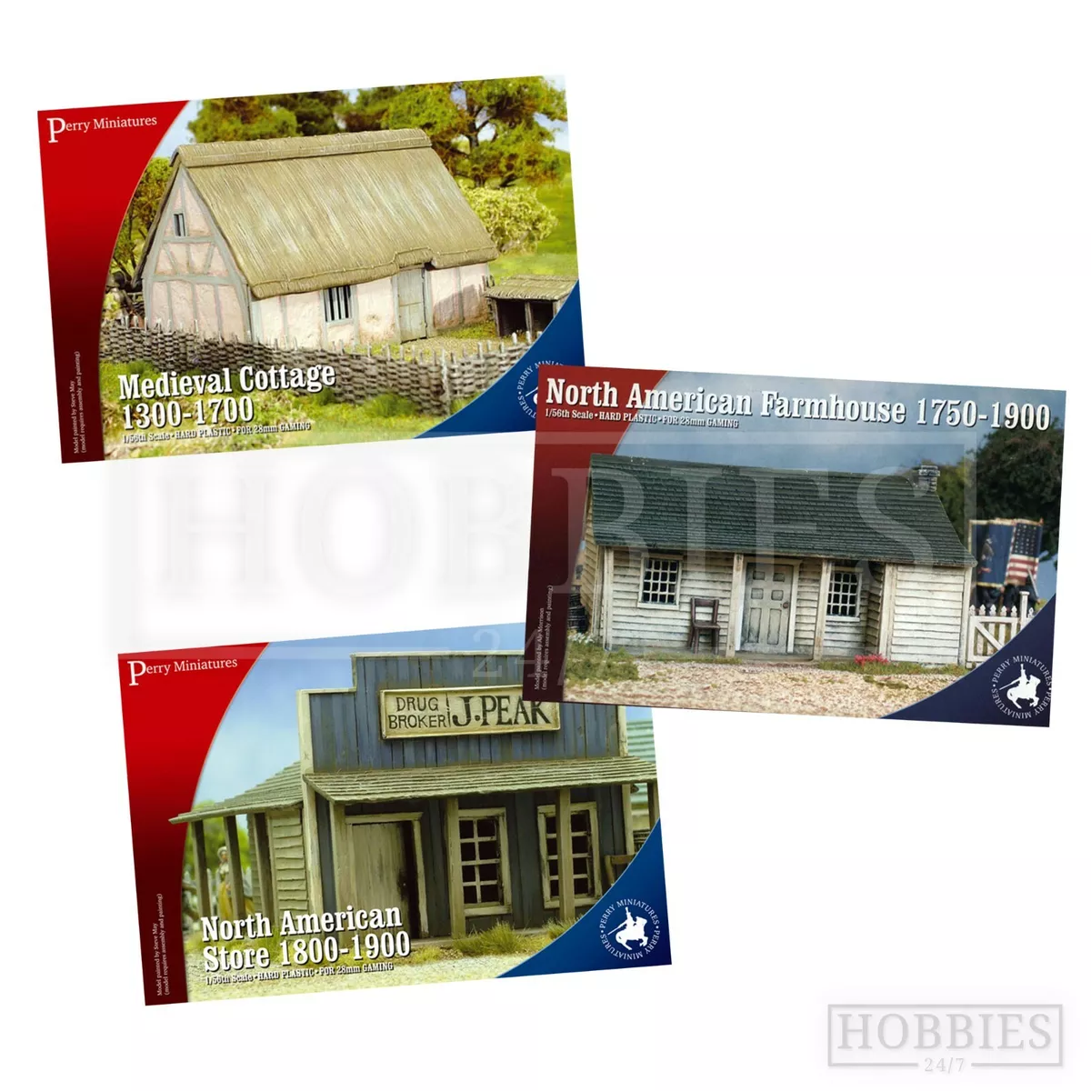 Perry Miniatures Plastic Model Building Kits 1 56th for 28mm Gaming Farm Cottage