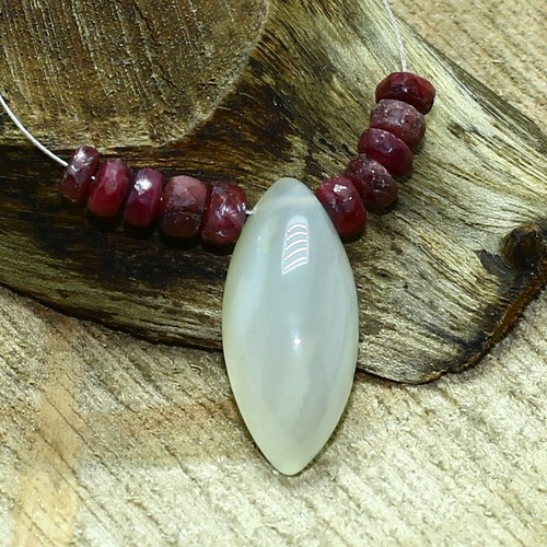 Onyx Smooth Marquise Ruby Beads Briolette Natural Loose Gemstone Making Jewelry - Picture 2 of 3