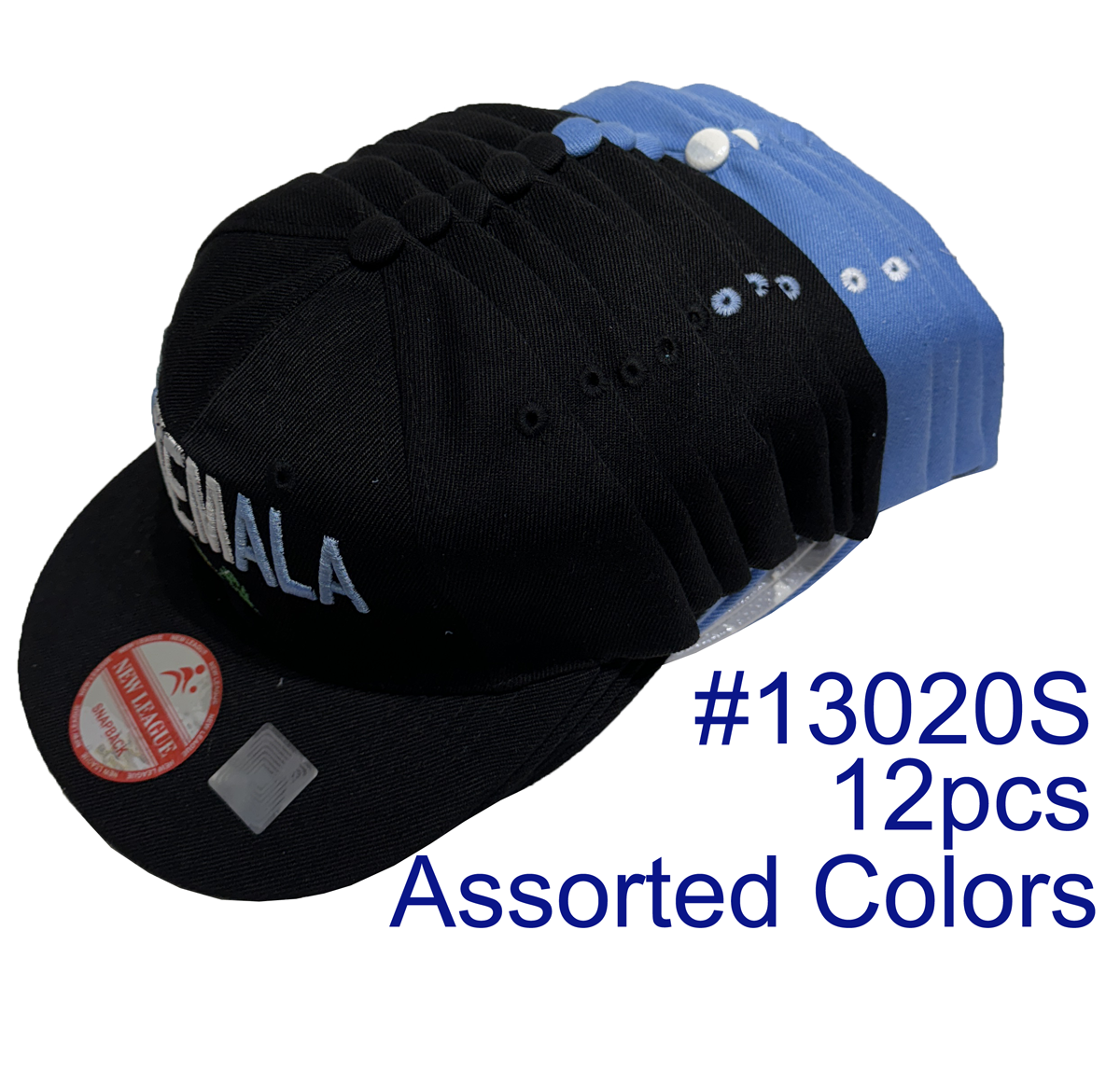 Cappelli da baseball regolabili New York EST 1625 denim 100% cotone lavato berre