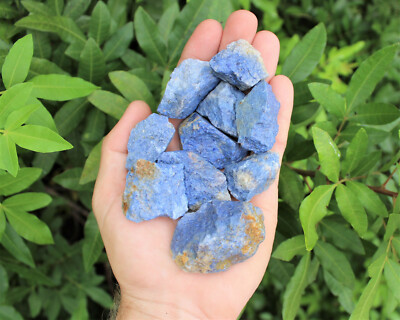 Dumortierite Natural Rough Stones: Choose How Many Pieces ('A' Grade Raw)