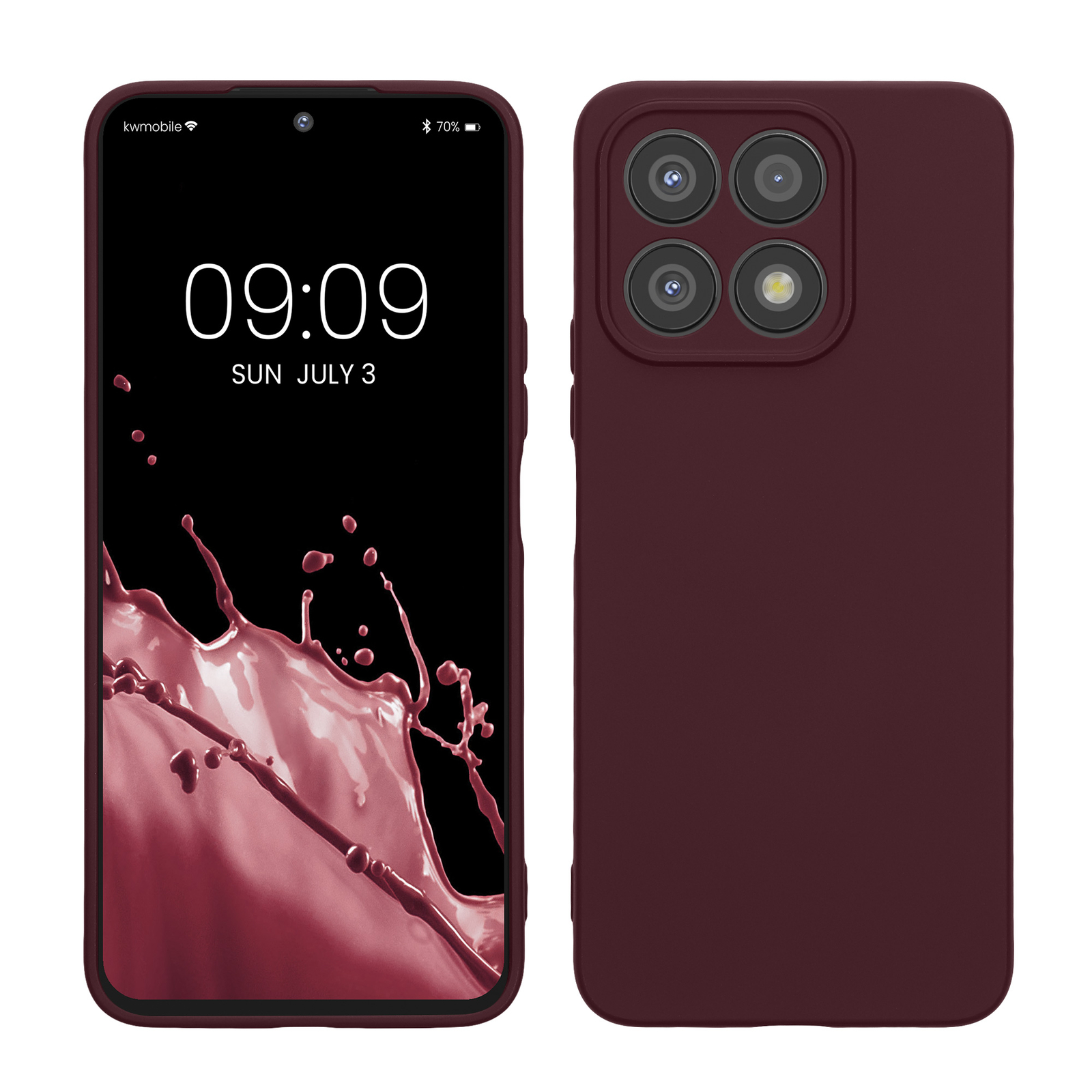 Тонкий чехол kompatibel mit Honor X8a Hülle Silikon Silikonhülle с мягкой задней крышкой