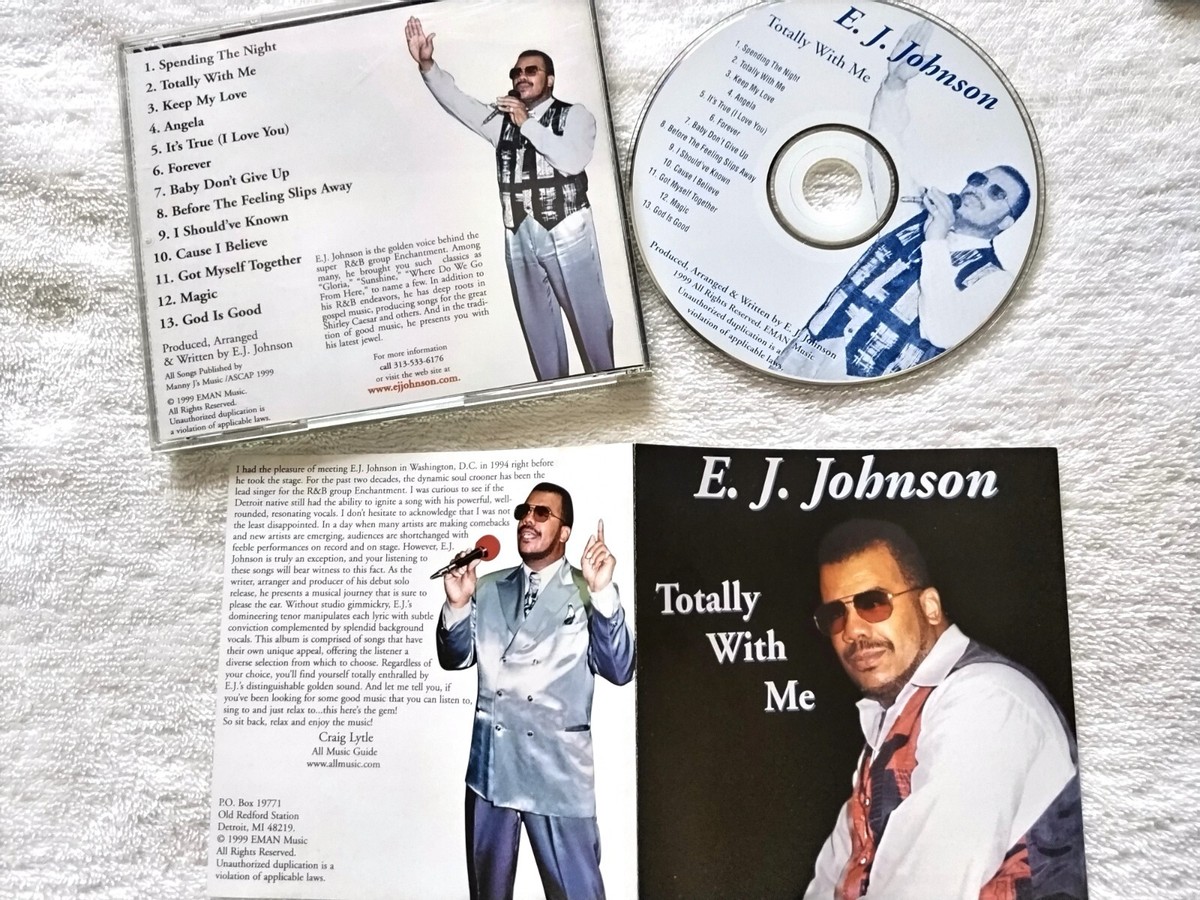 E.J. Johnson Totally With Me E MAN Music US CD. 1999 EX
