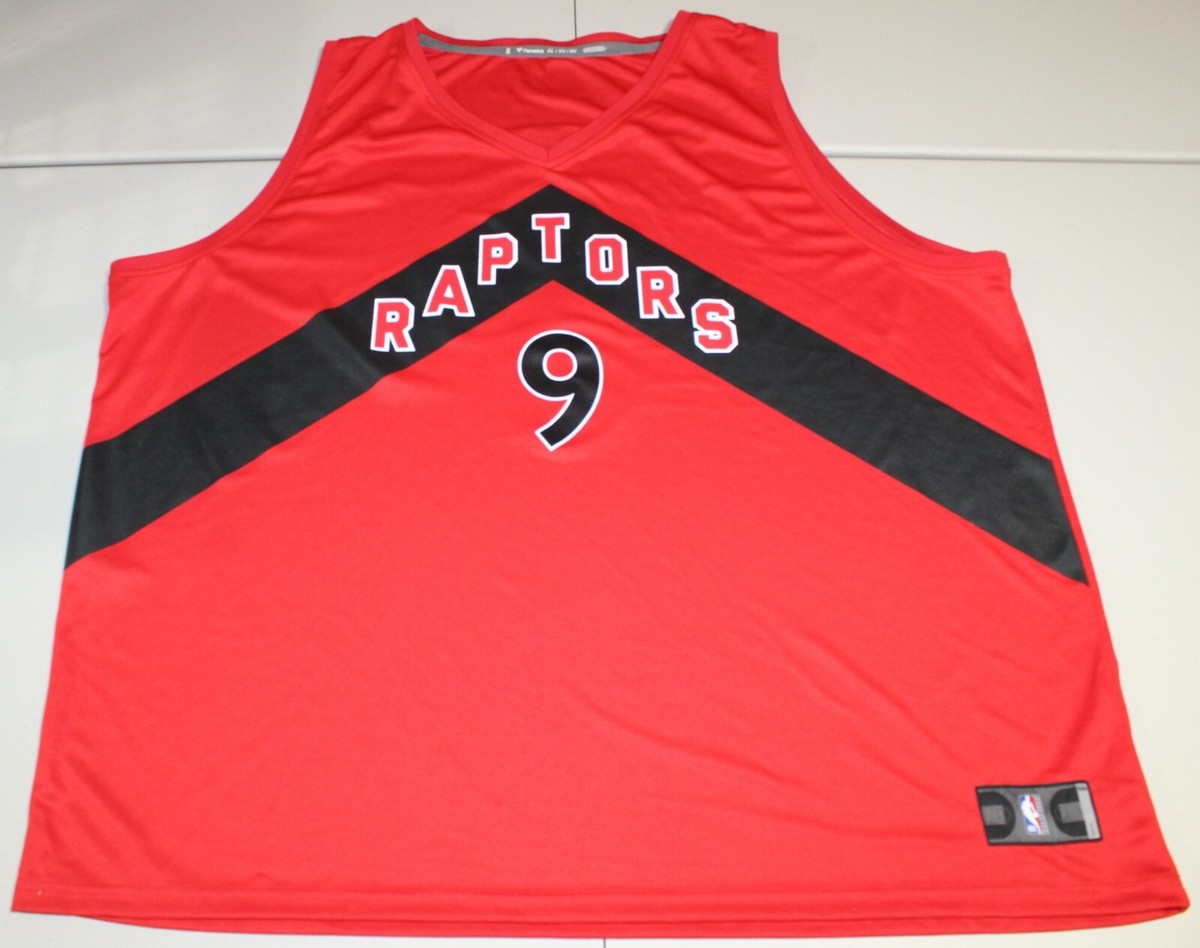 NBA Basketball Toronto Raptors Serge Ibaka #9 Jersey Big 5XL Fanatics Red