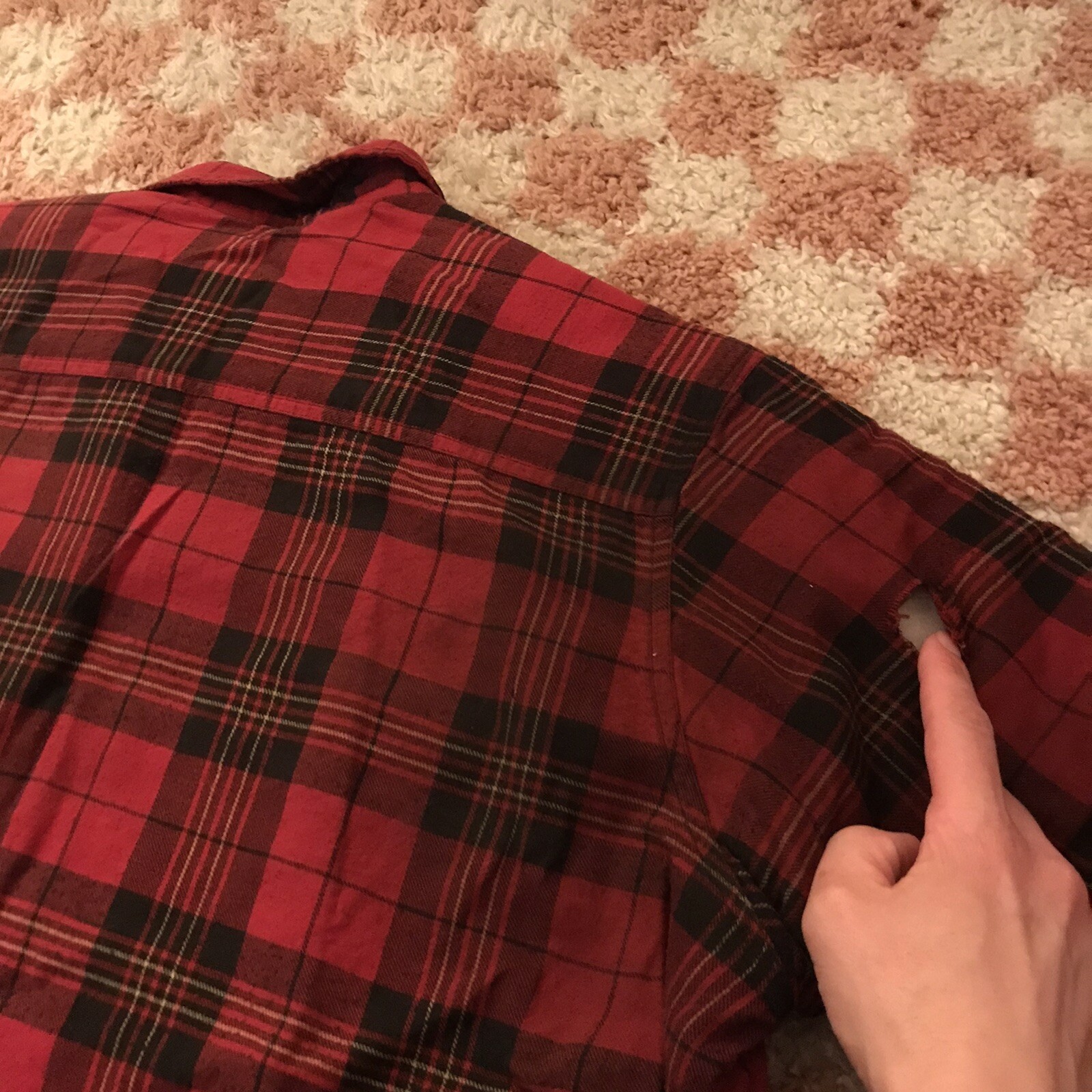 Vintage Quilted Insulated Plaid Flannel Shirt Size 2X Falls Creek