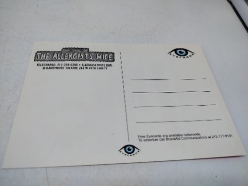The Tale of the Allergists Wife Broadway Postcard - Picture 3 of 6