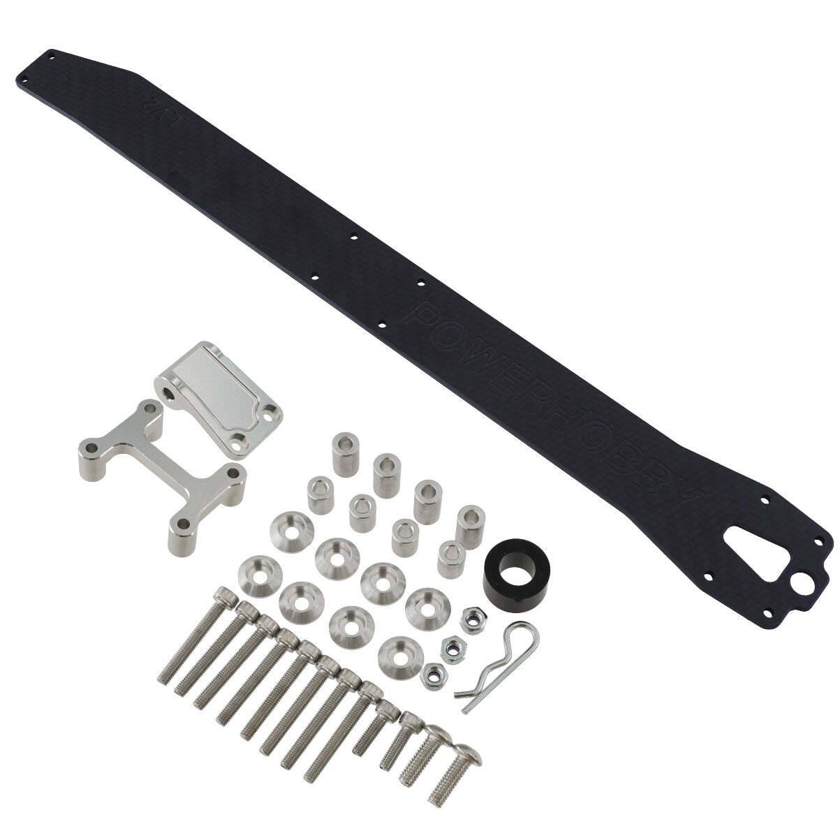 Powerhobby Carbon Fibre Centre Top Deck Brace Arrma 6S Infraction / Felony / Lim