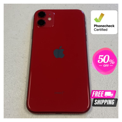 Apple iPhone 11 -Yellow Purple Red- 128/64GB Unlocked Verizon