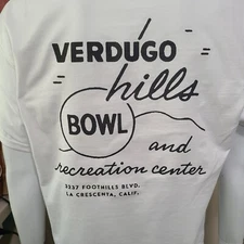 AMERICAN T-shirt "VERDUGO HILLS BOWL LA CRESCENTA CA."