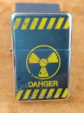 STAR-1 Steel Lighter - WARNING SIGNS - DANGER #L185 NEW in Gift Box!