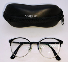 Vogue Eyeglass Frames VO 4011 352 Black  Silver Cat Eye 49-18-140