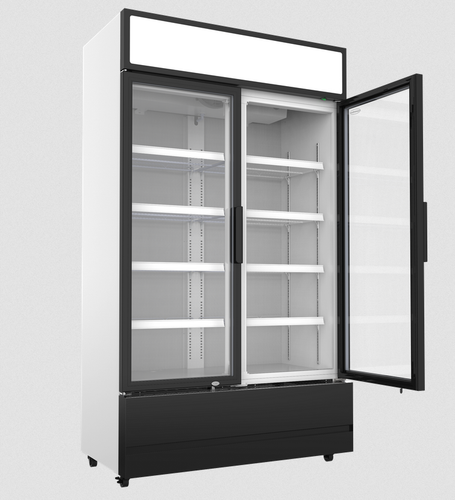 Getränkekühlschrank mit 2 Glastüren 670 Liter Kühlschrank - Bild 2 von 4