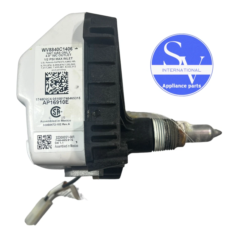 Honeywell Water Heater Gas Valve WV8840C1406 - Image 2 of 3