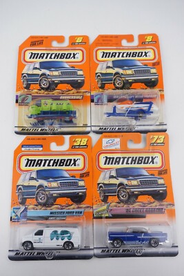 4 Piece Lot of Match box #6 Submersible #8 Watercraft #38 Ford Van #73 '56 Chevy