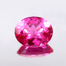 AAA Natural Flawless Ceylon Pink Sapphire Loose Oval Gemstone Cut 12x10 MM