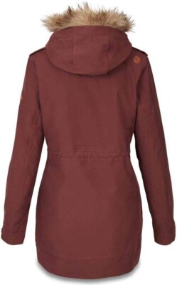 DAKINE WOMEN'S BRENTWOOD II INSULATED JACKET RUST BROWN WATERPROOF