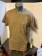 Vortex Men  s T-shirt Beige Medium Cotton Polyester - Athletic Fit - NWT