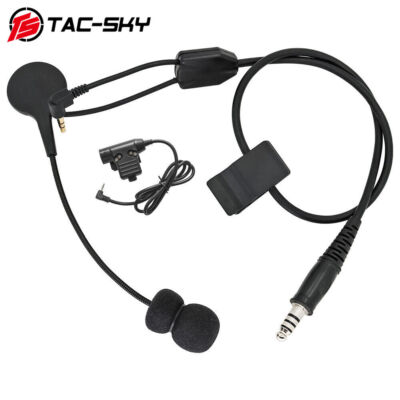 TS TAC-SKY Compatible with HOWARO LEIGHT SPORT Ear Muff Y-cable Kit