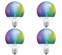 4Er Set Leistungsstarke Ledvance Smart+ E27 Globe Led-Lampe G95 Wifi Dimmbar 14W