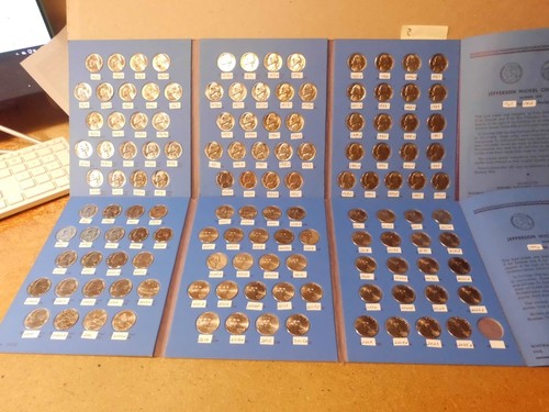 JEFFERSON NICKELS COLLECTION COMPLETE 1962 -2024 - ( ALL UNC COINS ) -#CLA551