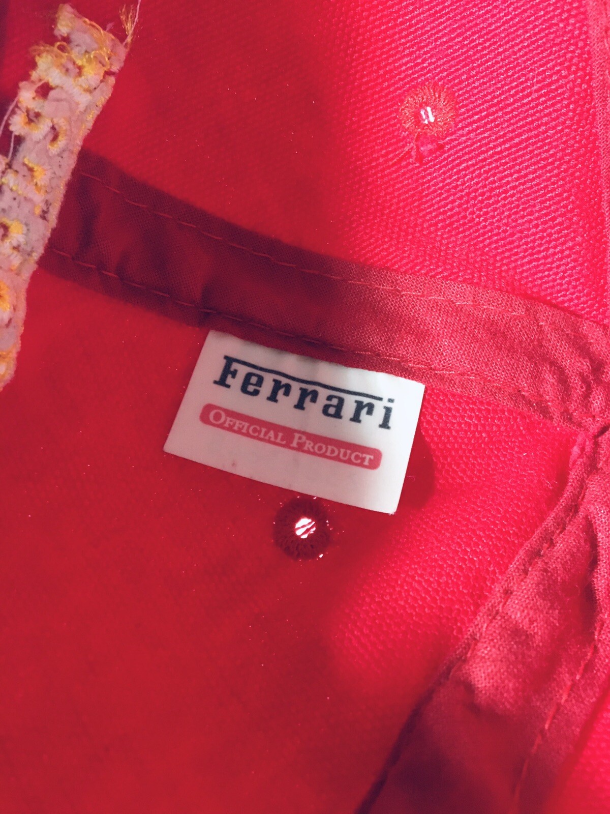 Ferrari Red Cap Strapback Adjustable Hat Official… - image 9