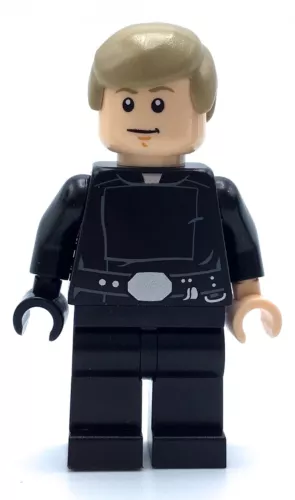 LEGO LUKE SKYWALKER MINIFIGURE STAR WAR Emperor's Throne Room Diorama wrong hair