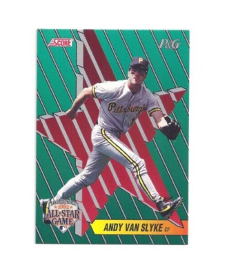 MLB 1992 Score Procter & Gamble ANDY VAN SLYKE #17 Pittsburgh Pirates