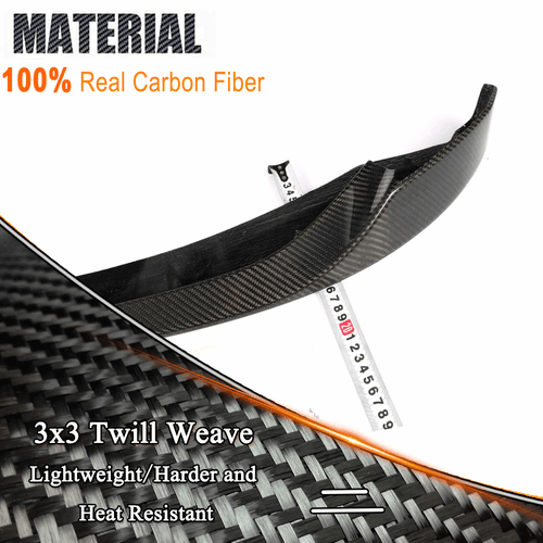 Spoiler labio aletas de carbono esquinas delanteras para BMW M3 F80 M4 F82 F83 - Imagen 9 de 13