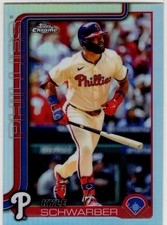 2025 Topps Chrome Baseball Kyle Schwarber No. 31 Philadelphia Phillies