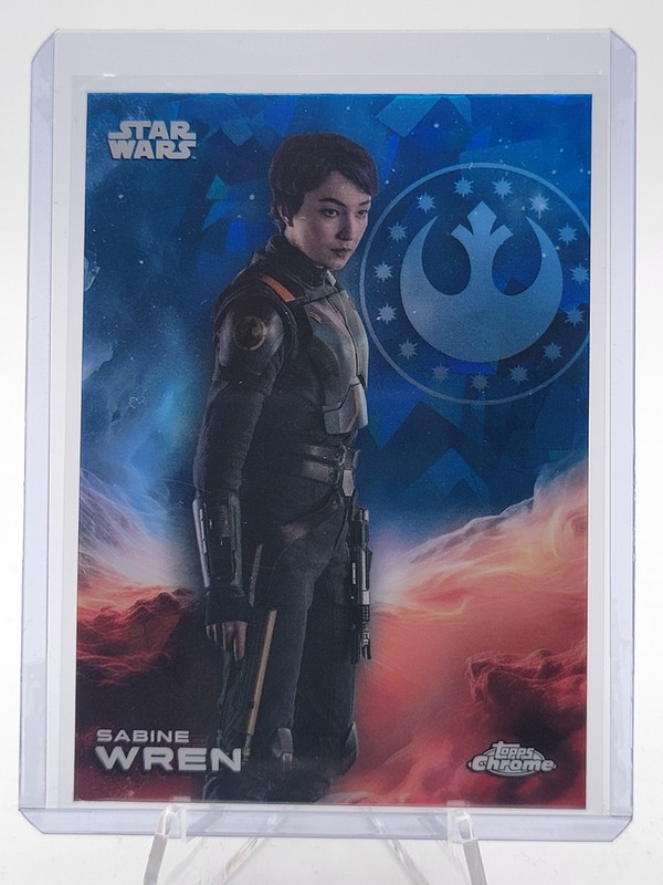 SABINE WREN 2025 TOPPS CHROME SAPPHIRE STAR WARS #160 Q2091