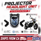 For Honda Grom MSX125 TDM Projector Headlight unit Head light with Blue Ring msx