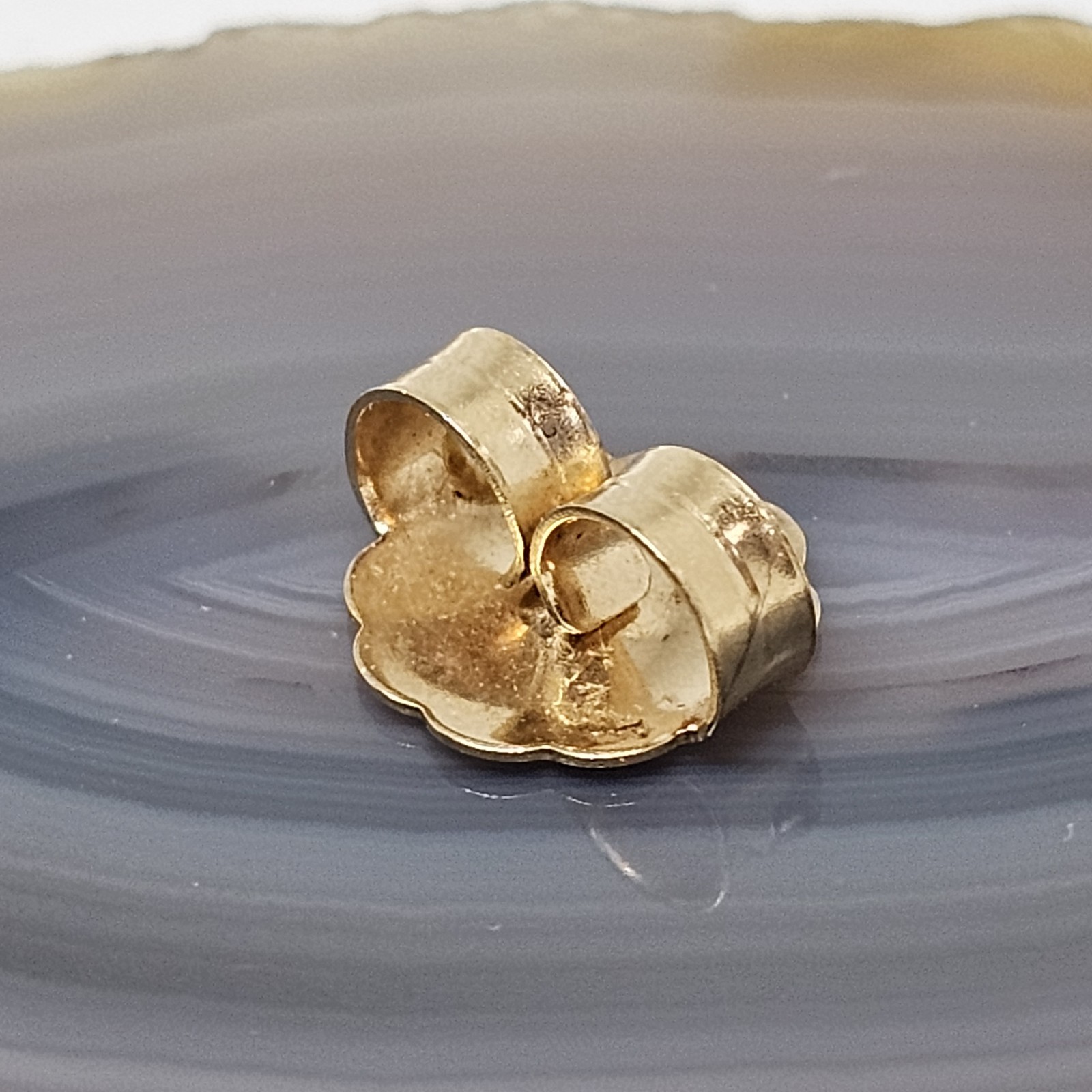 14K Solid Gold Replacement Butterfly Earring Back… - image 6