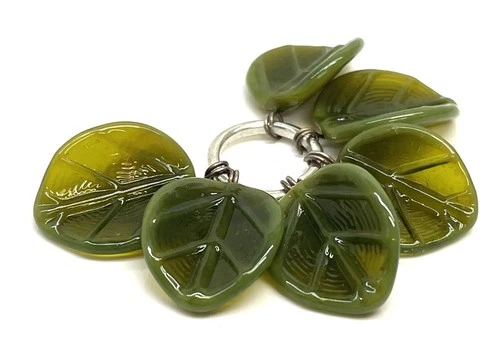 Lampwork Handmade beads From Murano Glass 6 Pcs OOAK Tamara Yarilo Brand
