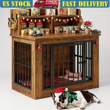 Large Dog Cage Multi-Functional Furniture W/ Storage Durable Easy Assembly New