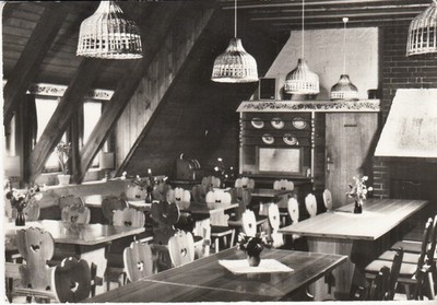 AK Markkleeberg, Spreewaldschänke, Parkgelände der agra, Gastronom Leipzig HO