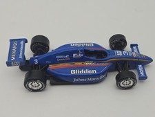 ERTL 1998 G-Force escala 1:43 #3 Glidden Blue Indy Car Johns Manville suelto