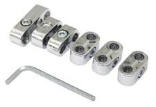 Empi Chrome Spark Plug Wire Separators - 6 Pieces - 8747 Empi Chrome Spark Plug Wire Separators - 6 Pieces - 8747