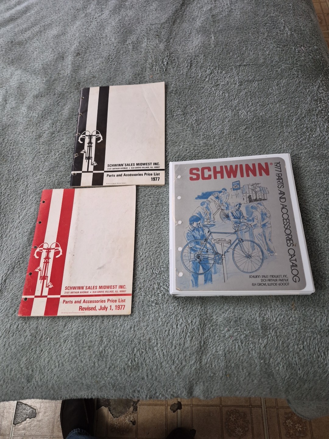 Vintage 77 Schwinn Dealership Catalog Parts Accessories BMX 
