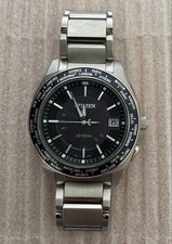 Orologio Citizen Attesa Timepiece Titanio Nero Radiocontrollato Solare