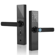 Fingerprint Door Lock, WiFi Smart Biometric Door Lock Password IC Card Entry ...