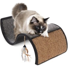 Protect Your Furniture with Dream Curl Cat Scratcher  Hideaway - 11x6.5 inches