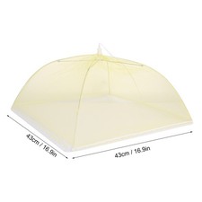 —2Pcs Household Mesh Food Cover Tent Washable Folding Food Umbrella Kitchen Tool